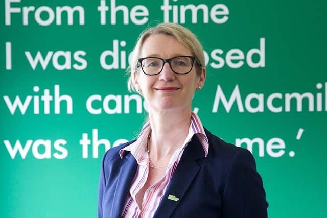 Macmillan Cancer Support’s chief executive Lynda Thomas.