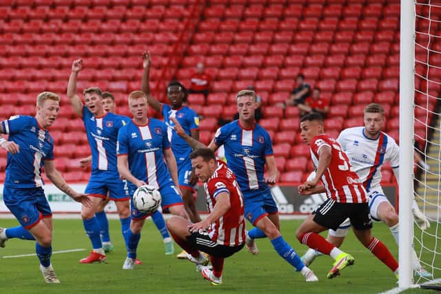 Tyler Smith in action for Sheffield United. Picture: Simon Bellis / Sportimage