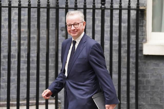 Michael Gove has been handed responsibility for levelling up in the Cabinet reshuffle - he's the new Housing Secretary.