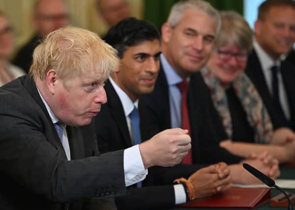 This was Boris Johnson's new-look Cabinet meeting for the first time yesterday following Boris Johnson's extensive reshuffle - and pledge to put levelling up at the centre of his government's agenda.