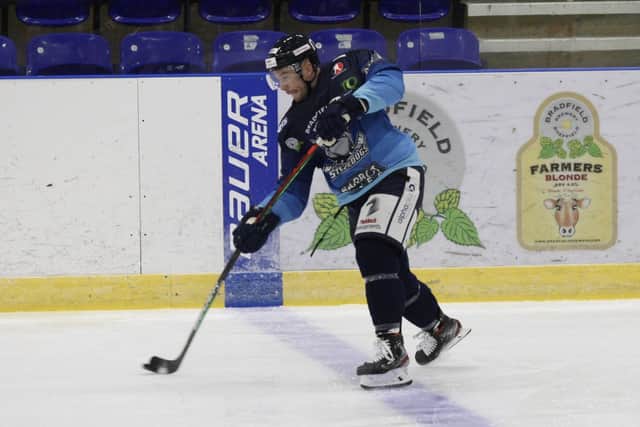 Jason Hewitt, in action for Steeldogs during the Streaming Series. Picture courtesy of Cerys Molloy.