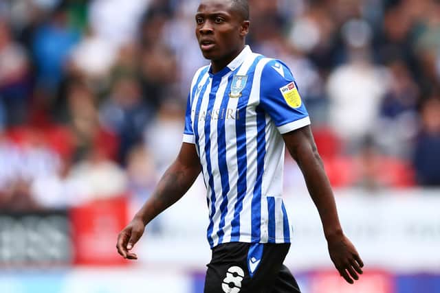 Dennis Adeniran of Sheffield Wednesday. (Photo by Jacques Feeney/Getty Images)