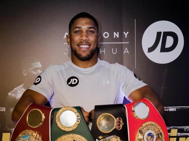 CHAMPION: Anthony Joshua. Picture: Getty Images.