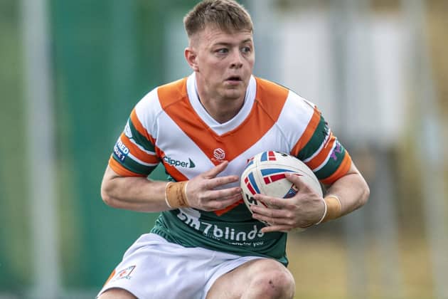Doncaster's Jake Sweeting playing for Hunslet earlier this season. Picture: Tony Johnson