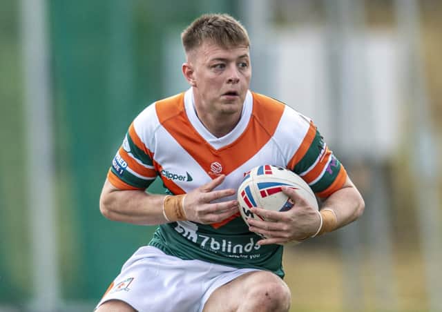 Doncaster's Jake Sweeting playing for Hunslet earlier this season. Picture: Tony Johnson
