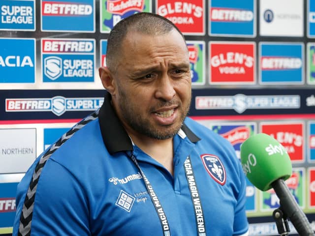 Wakefield Trinity head coach Willie Poching won five of seven matches in temporary charge (Picture: SWPix.com)