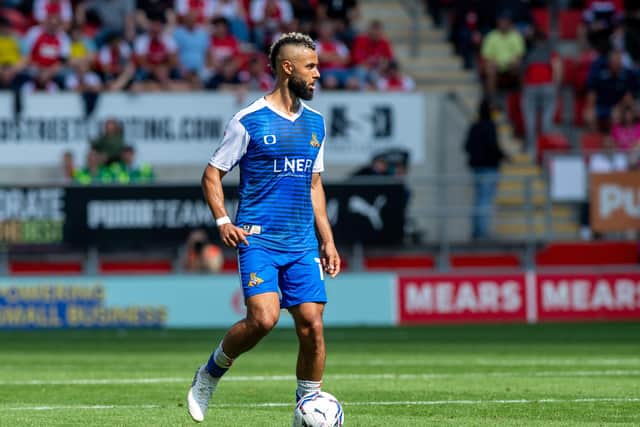 Pizza the action: John Bostock could feature for Doncaster Rovers after missing the league win over Morecambe.
Picture Bruce Rollinson