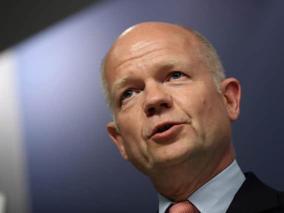 William Hague has warned of major consequences for international relations if Cop26 fails to reach an agreement on effective climate measures.