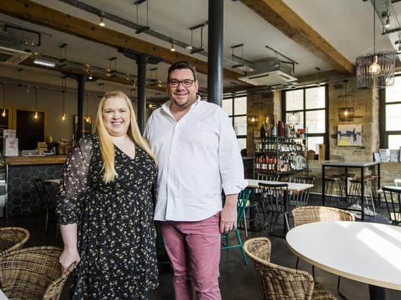 Owners Melanie and James Thompson at Pride and Provenance restaurant, Halifax.