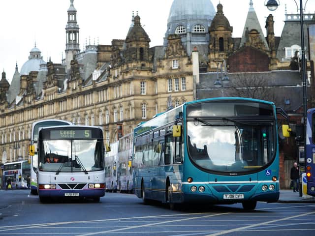 Two different bus providers operate in Leeds. Picture: Jonathan Gawthorpe.