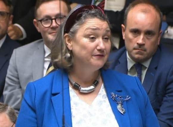 Jill Mortimer gave her maiden speech in Parliament on Tuesday