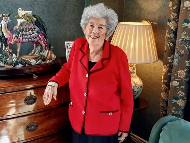 Baroness Boothroyd is selling off some of the clothes she wore in the House of Commons