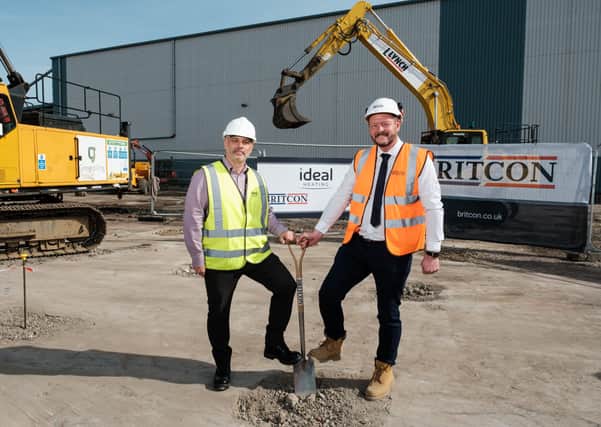 Jason Speedy, chief operating officer at Ideal Heating, left, and Nick Shepherd, managing director at Britcon