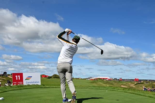 Team Europe's Ian Poulter on the 11th tee during the third preview day of the 43rd Ryder Cup at Whistling Straits, Wisconsin. (Picture: Anthony Behar/PA Wire)