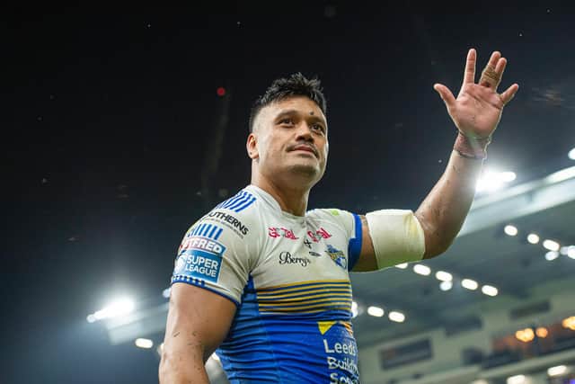 TIMELY BOOST: Zane Tetevano returns for Leeds Rhinos to face Wigan Warriors on Thursday. Picture by Allan McKenzie/SWpix.com