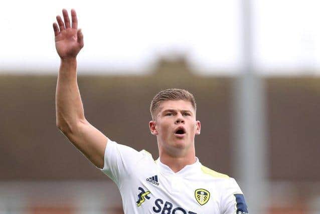 Leeds United defender Charlie Cresswell. Photo by Lewis Storey/Getty Images.