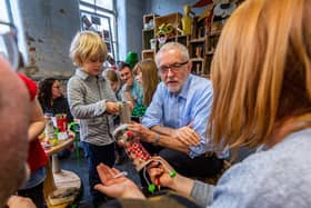 This was Jeremy Corbyn campaigning in Leeds during the 2019 election.