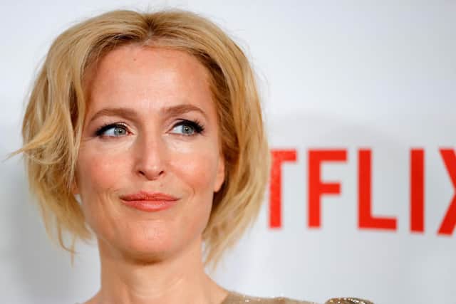 Gillian Anderson poses after arriving to attend the World Premiere of Netflix's Sex Education - Season 2 in London on January 8, 2020. Photo by TOLGA AKMEN/AFP via Getty Images.