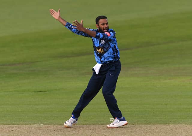 STICKING AROUND: Yorkshire bowler Adil Rashid Picture: Stu Forster/Getty Images