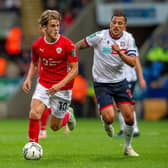 Josh Benson, pictured in action for Barnsley in their Carabao Cup tie at Bolton in August. Picture: Bruce Rollinson.