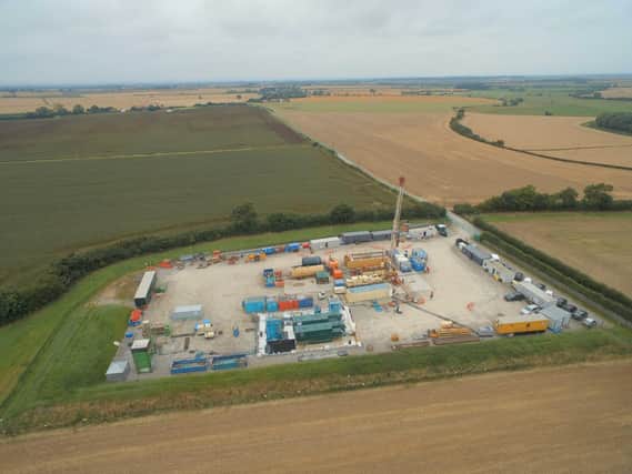 Aerial image of the West Newton A wellsite