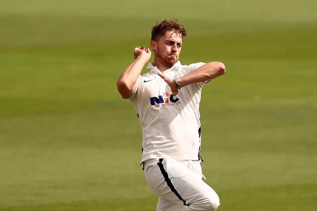 Too little, too late: Ben Coad took a couple of Nottinghamshire wickets in the second innings (Picture: Getty Images)