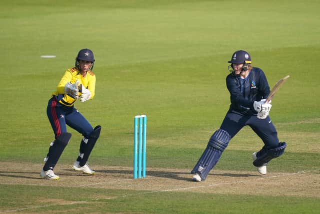 Northern Diamonds Hollie Armitage during the Charlotte Edwards Cup Finals Day Final match at The Ageas Bowl (Picture: PA)
