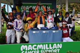 The 12 amateur riders raised more than £150,000 for Macmillan Cancer Support