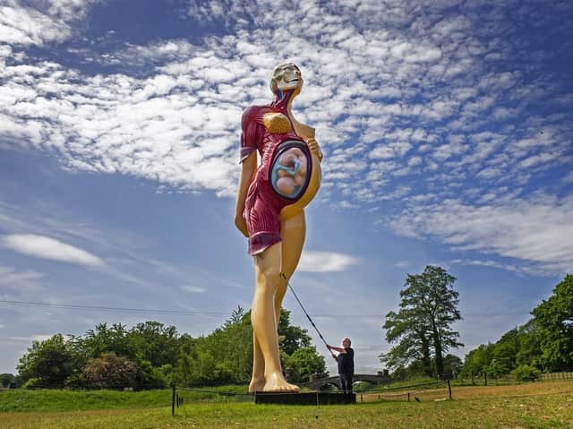 Damien Hirst's The Virgin Mother at Yorkshire Sculpture Park. (Pic credit: Tony Johnson)