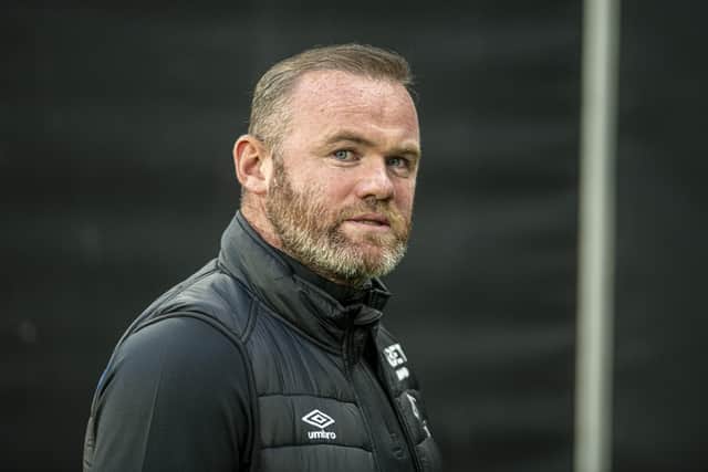 Derby County
 manager Wayne Rooney. (Picture: Tony Johnson)
