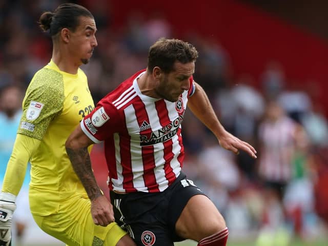 CHARACTER: Billy Sharp, who was brought down for the red card