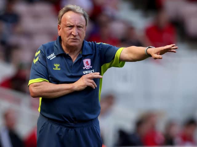 FRUSTRATION: For Middlesbrough manager Neil Warnock. Picture: PA Wire.