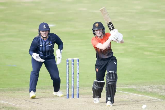 FINAL STAND: Emily Windsor of Southern Vipers scored 47 not out to help her side to victory. Picture: David Vokes/DVP/SWpix.com