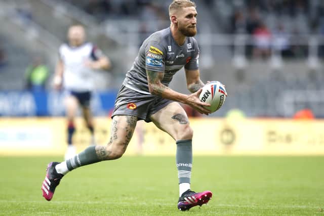 KEY MAN: Sam Tomkins faces a race to be fit for this week's play-off clash. Picture: Ed Sykes/SWpix.com.