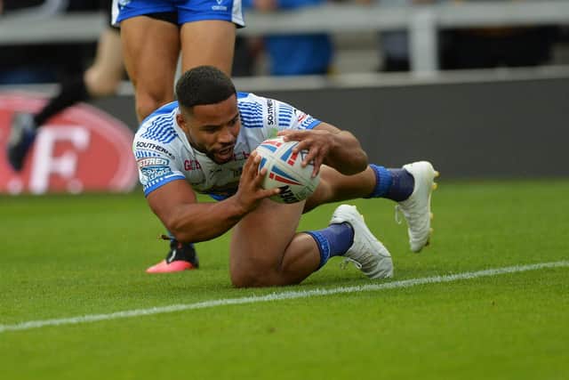 Rhinos' Kruise Leeming is included in the 2021 Dream Team. Picture by Jonathan Gawthorpe.