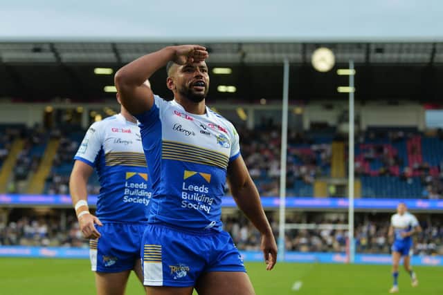 Kruise Leeming has been named in the 2021 Super League Dream Team. Picture by Jonathan Gawthorpe.