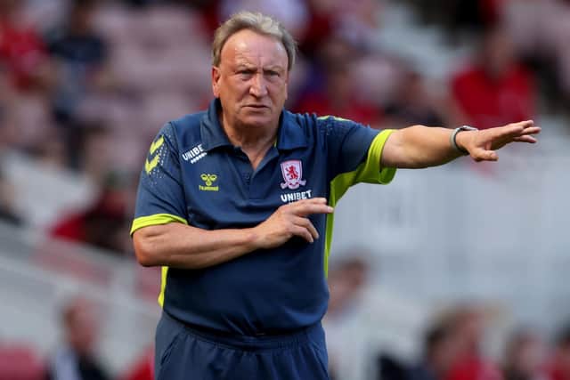 Middlesbrough manager Neil Warnock  Picture: Richard Sellers/PA
