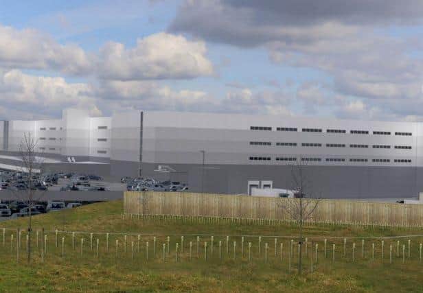 Another image of how the proposed Amazon distribution centre near Cleckheaton could look Picture: ISG Retail Ltd (Bristol)