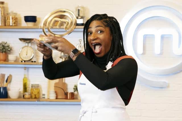 Paralympic champion Kadeena Cox who has been crowned winner of Celebrity MasterChef. Picture: BBC/PA