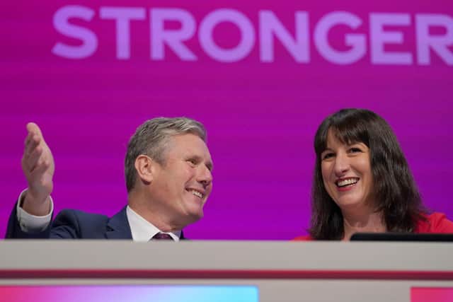 Shadow Chancellor Rachel Reeves with Labour leader Sir Keir Starmer.