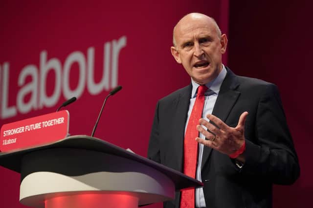 his was John Healey, the Shadow Defence Secretary, addressing the Labour party conference.