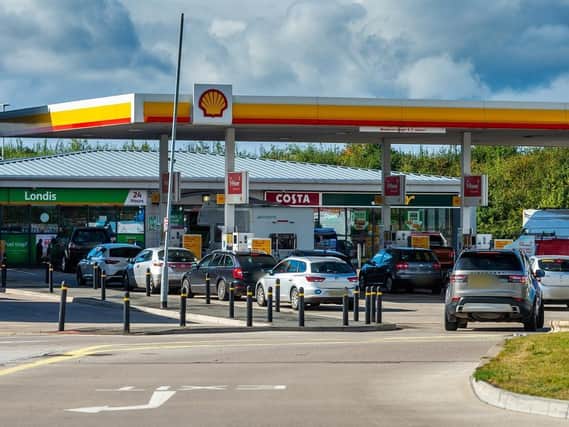 Shell petrol station. (Pic credit: James Hardisty)