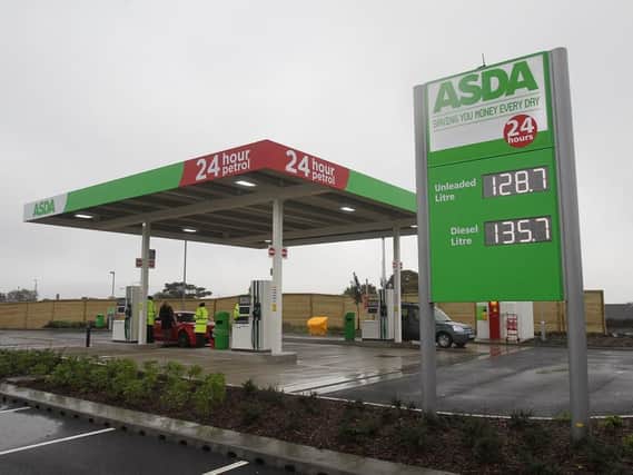 Asda is one of the retailers imposing a £30 cap on petrol. (Pic credit: Bruce Fitzgerald)