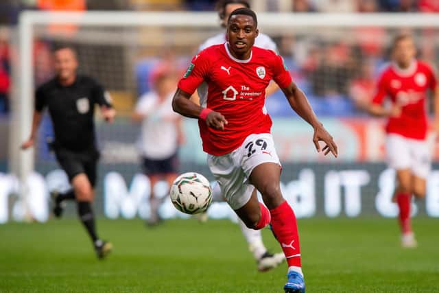 Victor Adeboyejo of Barnsley FC (Picture: Bruce Rollinson)