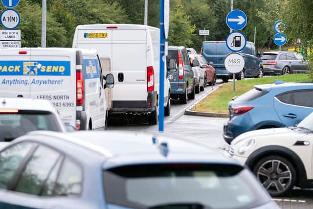 Petrol queues in Wetherby this week. The fuel distribution crisis has exposed serious skills shortages across the economy, writes Jayne Dowle, but what should the Government do next?