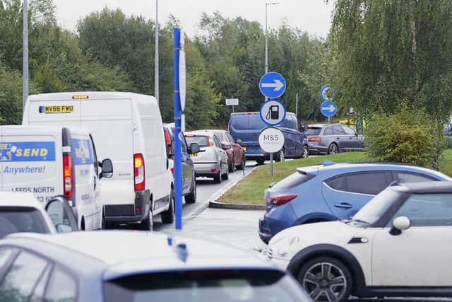 Petrol queues at Wetherby this week. The fuel distribution crisis has exposed serious skills shortages across the economy, writes Jayne Dowle, but what should the Government do next?