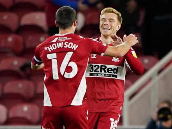 GOAL: Duncan Watmore opened the scoring for Middlesbrough