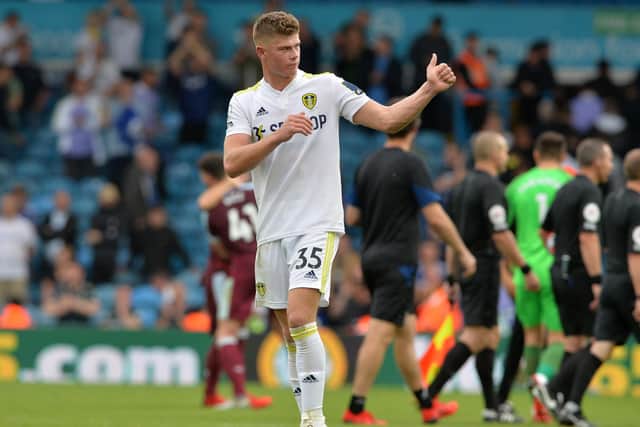 Charlie Cresswell got his Leeds United chance on Saturday after coming through the academy (Picture: Bruce Rollinson)