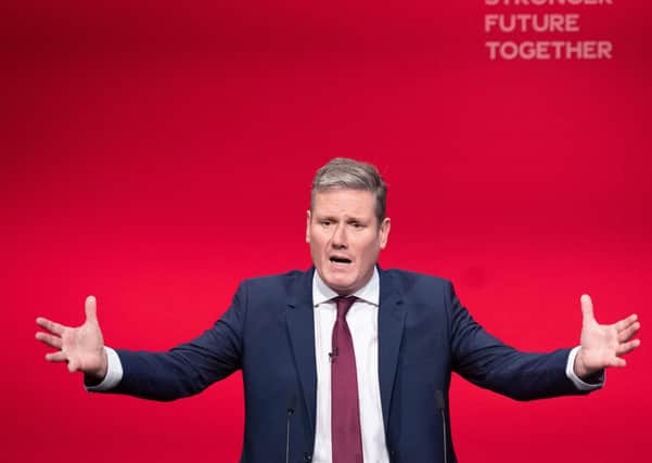 This was Sir Keir Starmer during his party conference speech.