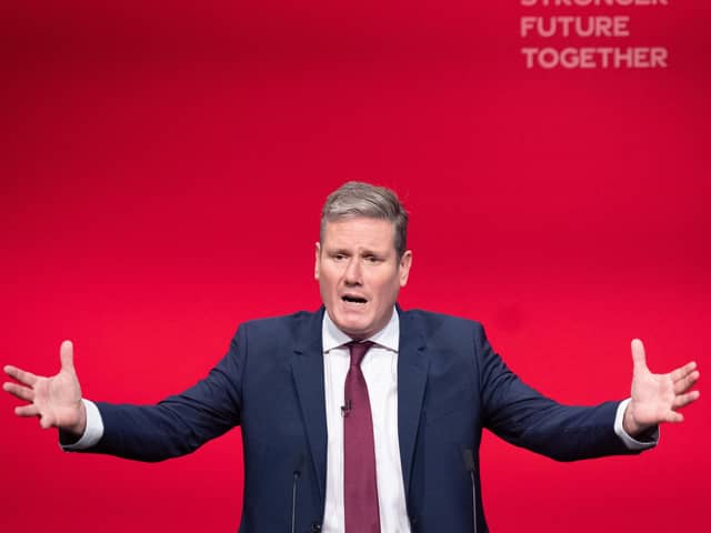 This was Sir Keir Starmer during his party conference speech.